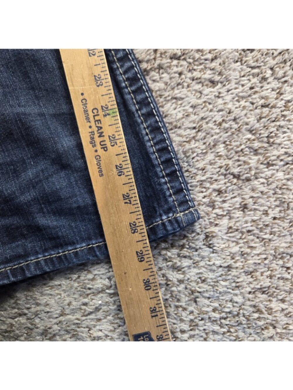 Silver Jeans Co Jeans Mens 30x30 Blue Denim Distressed Relaxed Straight Zac - Picture 5 of 7